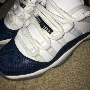 Jordan’s blue snake skin